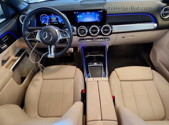 W1N9M0KB5RN106284 2024 MERCEDES-BENZ EQB White წინა პანელის ხედი