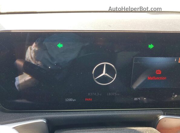 W1N9M0KBXRN110914 2024 MERCEDES-BENZ EQB Black Вид щитка приладів