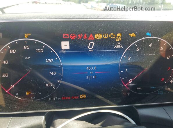 W1NKJ4HB1SF347963 2025 MERCEDES-BENZ GLC-CLASS White Widok zestawu wskaźników