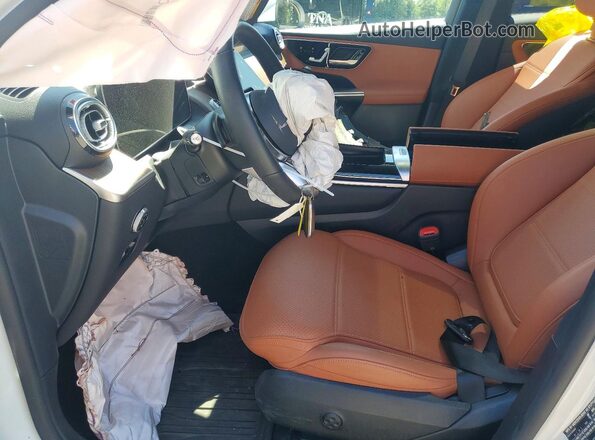 W1NKJ4HB1SF347963 2025 MERCEDES-BENZ GLC-CLASS White Widok wnętrza z przodu