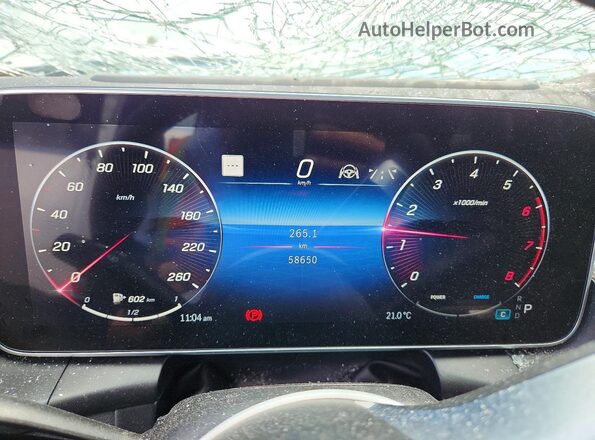 W1NKM4HB3PF034587 2023 MERCEDES-BENZ GLC-CLASS White Вид щитка приладів