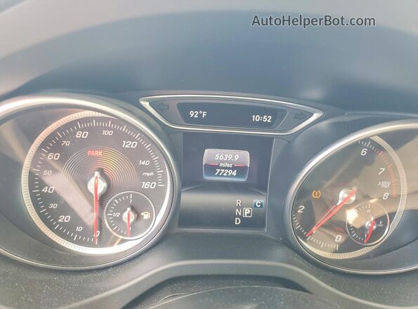 W1NTG4EB1LU031063 2020 MERCEDES-BENZ GLA Белый Вид щитка приборов