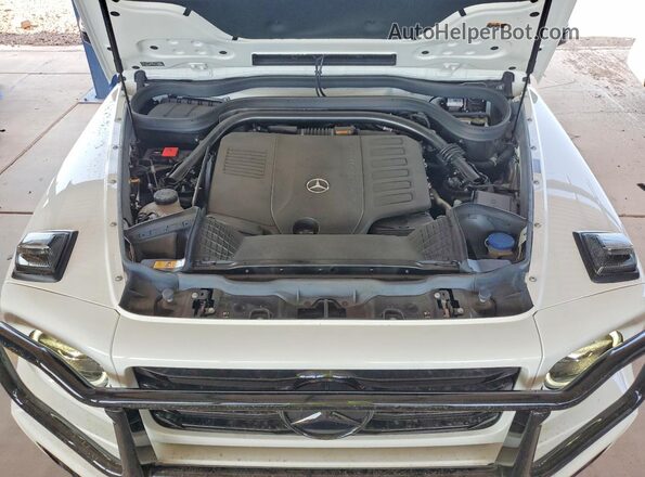W1NWH1AB8SX062242 2025 MERCEDES-BENZ G-CLASS White ძრავის განყოფილების ხედი