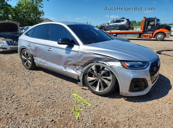 WA124AFY9P2005318 2023 AUDI SQ5 Серебряный Передняя правая четверть