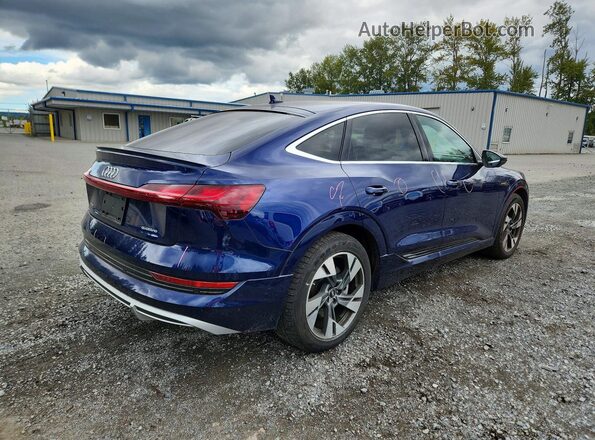WA12AAGE2PB024287 2023 AUDI E-TRON Blue უკანა მარჯვენა