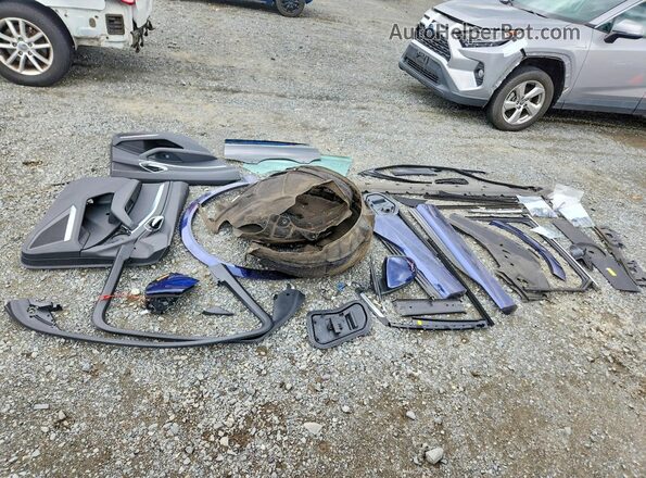 WA12AAGE2PB024287 2023 AUDI E-TRON Blue ძრავის განყოფილების ხედი