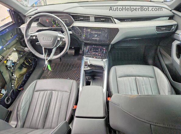 WA12AAGE2PB024287 2023 AUDI E-TRON Blue წინა პანელის ხედი