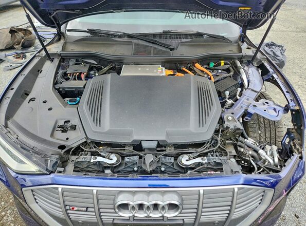 WA12AAGE2PB024287 2023 AUDI E-TRON Blue უკანა სალონის ხედი