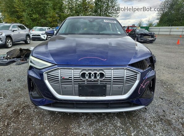 WA12AAGE2PB024287 2023 AUDI E-TRON Blue წინა ხედი
