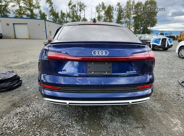 WA12AAGE2PB024287 2023 AUDI E-TRON Blue უკანა ხედი