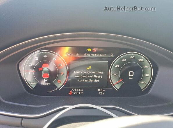 WA15AAFY4M2109300 2021 AUDI Q5 White Widok zestawu wskaźników