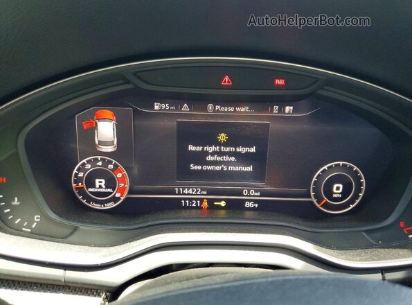 WA1A4AFY9J2008710 2018 AUDI SQ5 Белый Вид щитка приборов