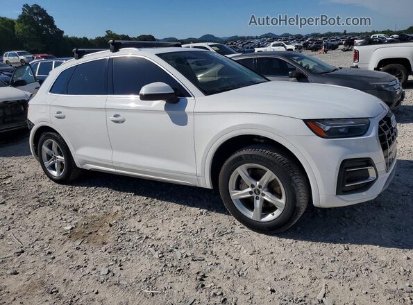 WA1AAAFY0M2023755 2021 AUDI Q5 White Передня права чверть