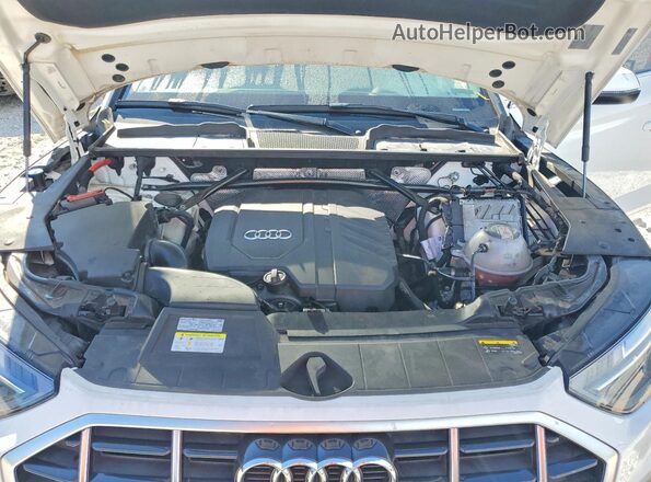 WA1AAAFY0M2023755 2021 AUDI Q5 White Вид підкапотного простору