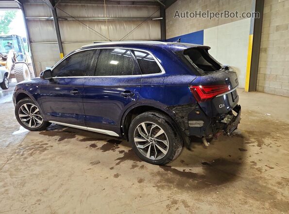 WA1AAAFY6M2010198 2021 AUDI Q5 Blue Trasero izquierdo