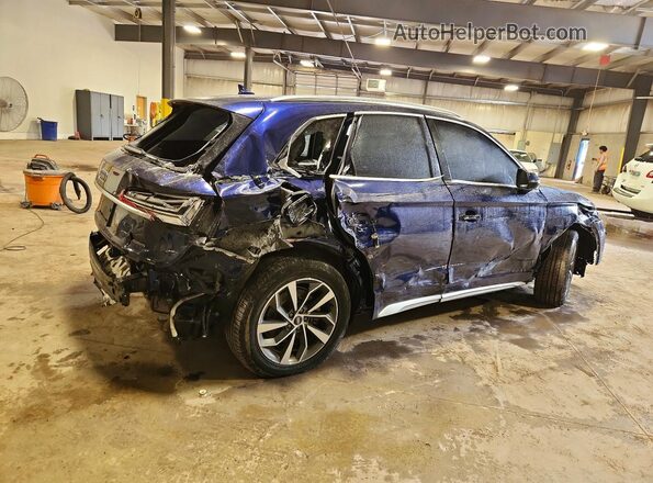 WA1AAAFY6M2010198 2021 AUDI Q5 Blue Trasero derecho
