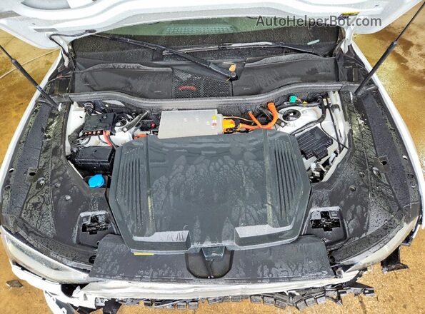 WA1AAAGE1MB022991 2021 AUDI E-TRON Белый Вид подкапотного пространства