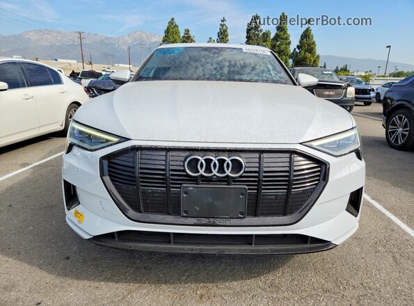 WA1AAAGE5MB032441 2021 AUDI E-TRON White Вид спереду