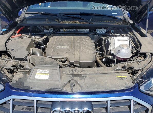 WA1ABAFY6R2016510 2024 AUDI Q5 Blue Вид задньої частини салону