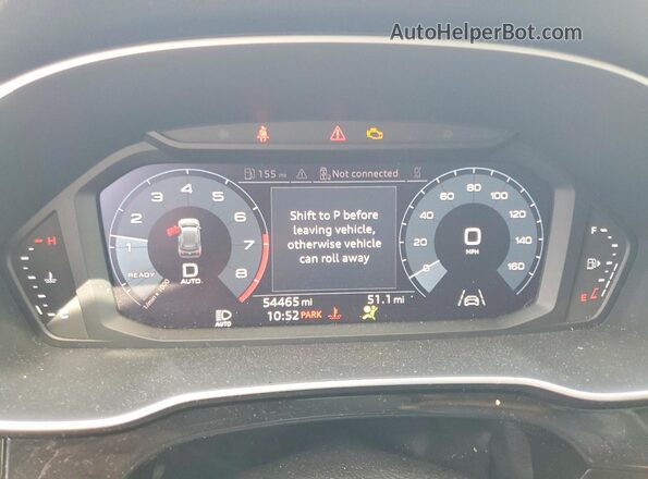 WA1AECF3XL1124746 2020 AUDI Q3 Белый Вид щитка приборов