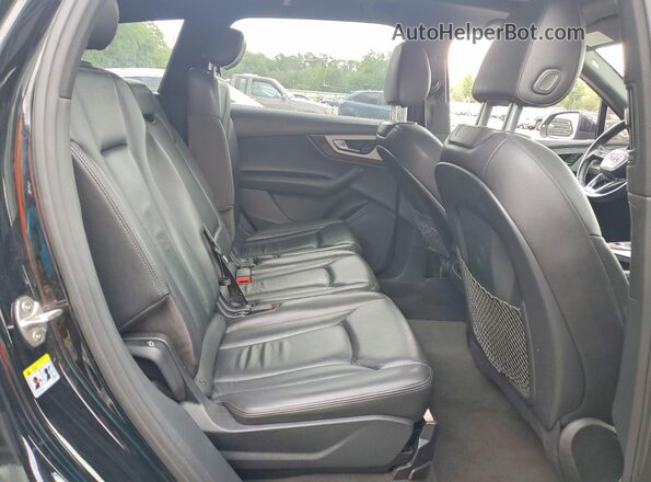WA1AHAF74KD045052 2019 AUDI Q7 Black Rear interior view