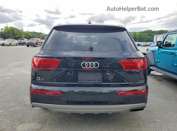 WA1AHAF74KD045052 2019 AUDI Q7 Black Rear view