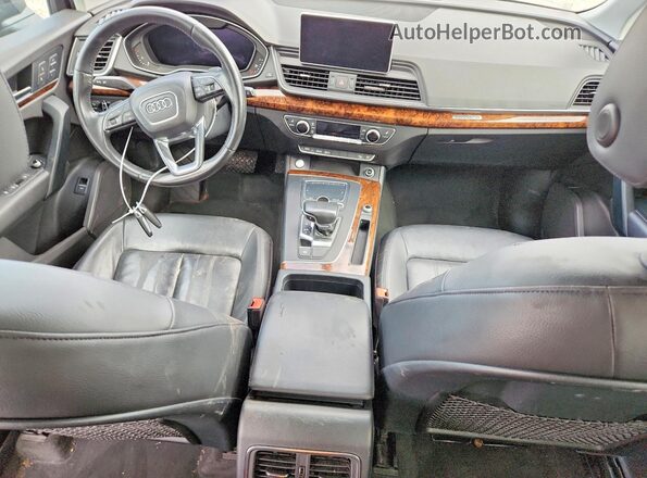 WA1ANAFY1J2026518 2018 AUDI Q5 Black Dashboard view