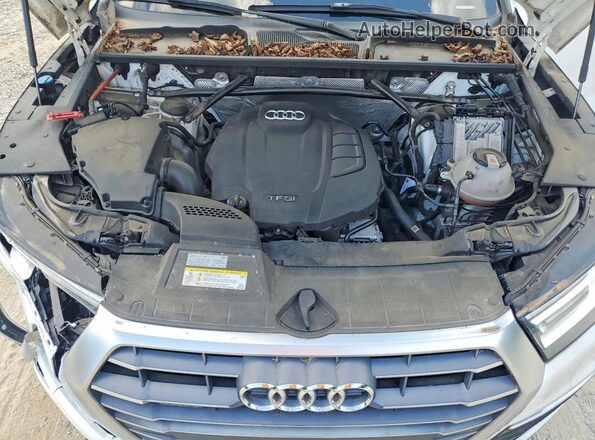 WA1ANAFY3J2186836 2018 AUDI Q5 White Vista del compartimento del motor