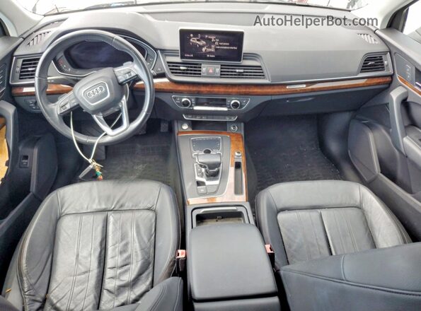 WA1ANAFY4J2012225 2018 AUDI Q5 Black Vista del salpicadero