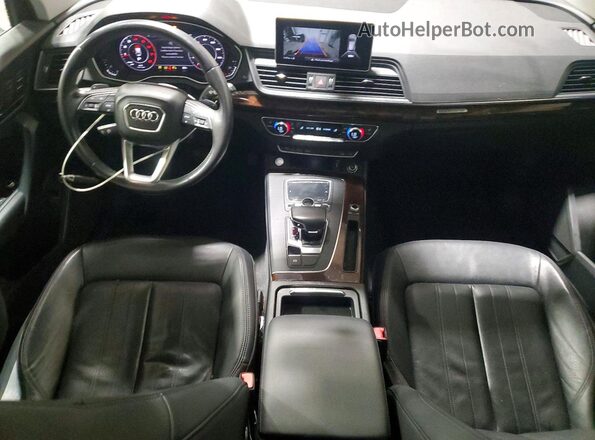 WA1ANAFY8J2222214 2018 AUDI Q5 Black Widok deski rozdzielczej