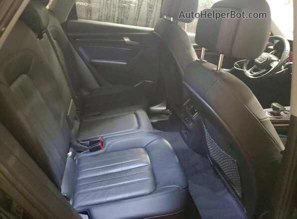 WA1ANAFY8J2222214 2018 AUDI Q5 Black Widok wnętrza z tyłu