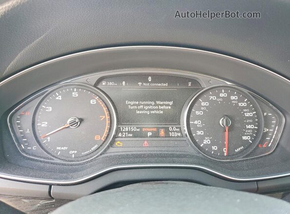 WA1ANAFYXK2034702 2019 AUDI Q5 Green Instrument cluster view