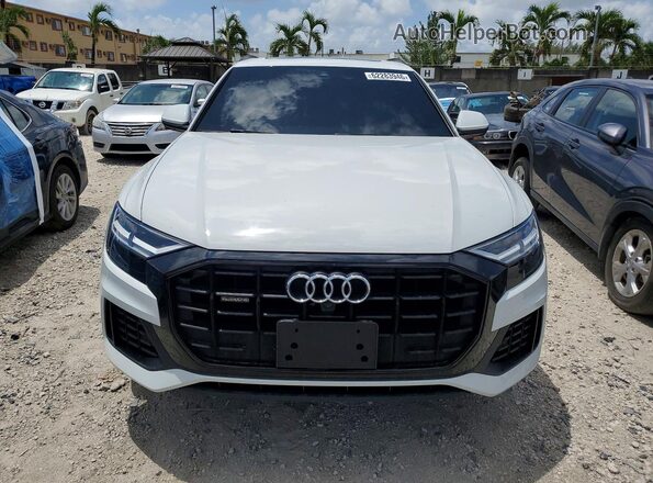 WA1AVAF11MD026627 2021 AUDI Q8 White Դիմացի տեսք