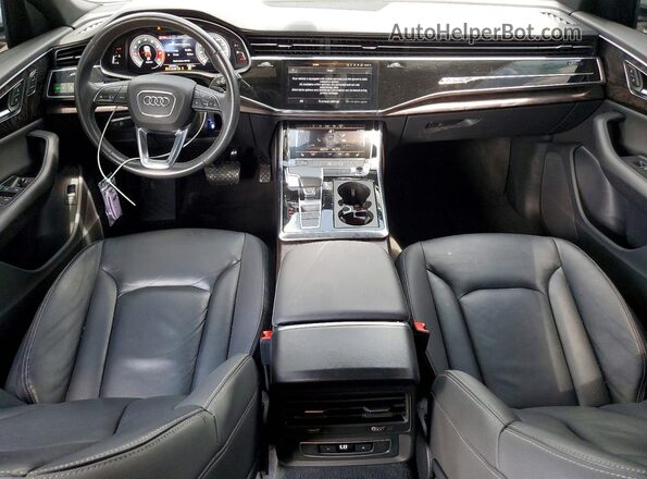 WA1AVAF11MD026627 2021 AUDI Q8 White Առջևի վահանակի տեսք