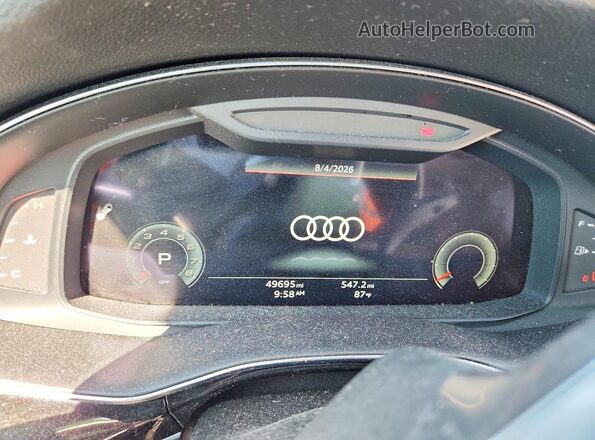 WA1AXAF77MD021897 2021 AUDI Q7 Black Вид щитка приладів