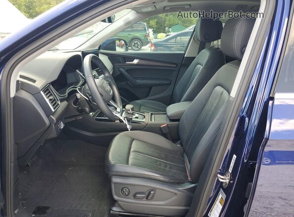 WA1BAAFY8M2059200 2021 AUDI Q5 Blue Widok wnętrza z przodu
