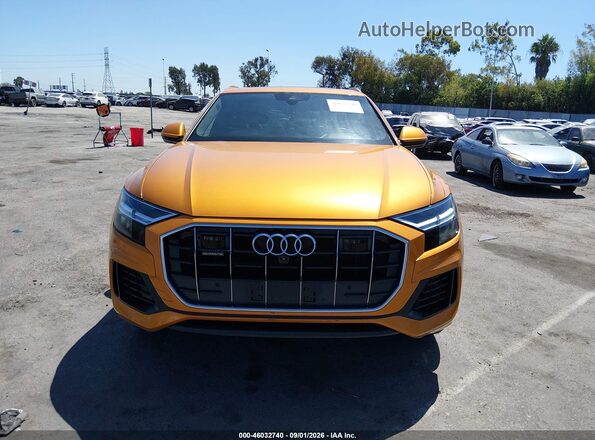 WA1BVAF18KD008191 2019 AUDI Q8 Orange Դիմացի տեսք