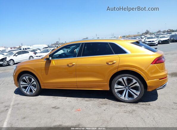 WA1BVAF18KD008191 2019 AUDI Q8 Orange Սալոնի 360 աստիճան տեսք