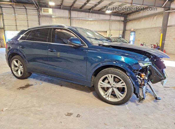 WA1BVAF19MD007439 2021 AUDI Q8 Синий Передняя правая четверть