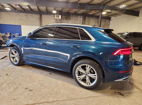 WA1BVAF19MD007439 2021 AUDI Q8 Синий Задняя левая четверть