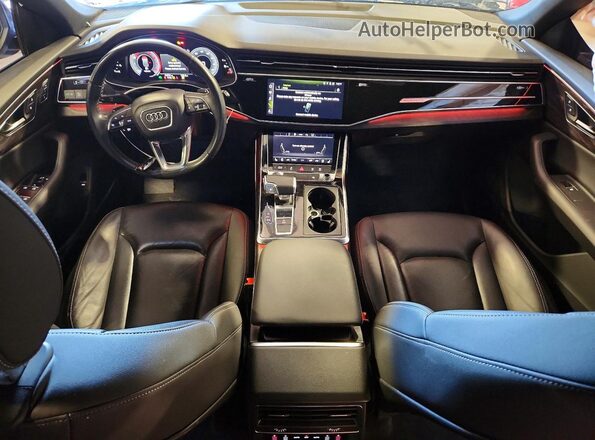 WA1BVAF19MD007439 2021 AUDI Q8 Синий Вид панели приборов