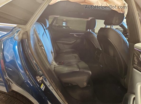 WA1BVAF19MD007439 2021 AUDI Q8 Синий Вид задней части салона