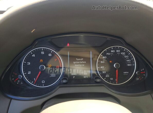 WA1C2AFP6GA102628 2016 AUDI Q5 Black ხელსაწყოთა პანელის ხედი