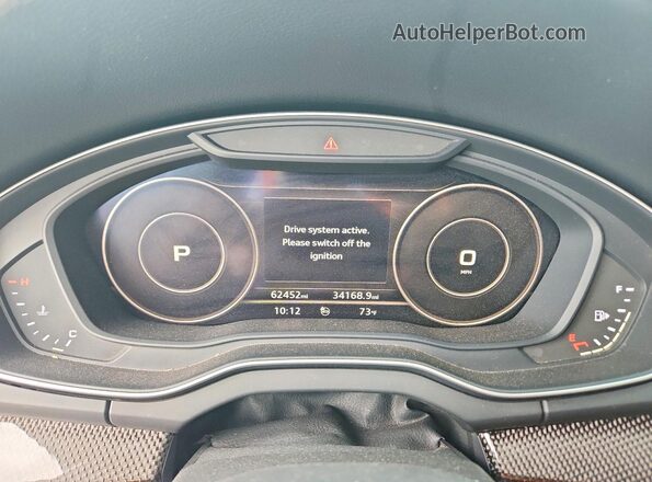 WA1C4AFY0J2150131 2018 AUDI SQ5 Серый Вид щитка приборов