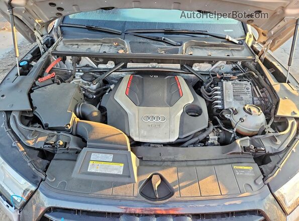 WA1C4AFY0K2007374 2019 AUDI SQ5 Silver Vista del compartimento del motor