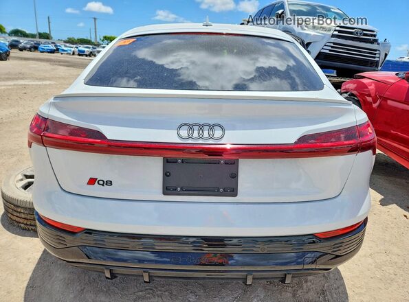 WA1CAAGE0RB062575 2024 AUDI Q8 White უკანა ხედი
