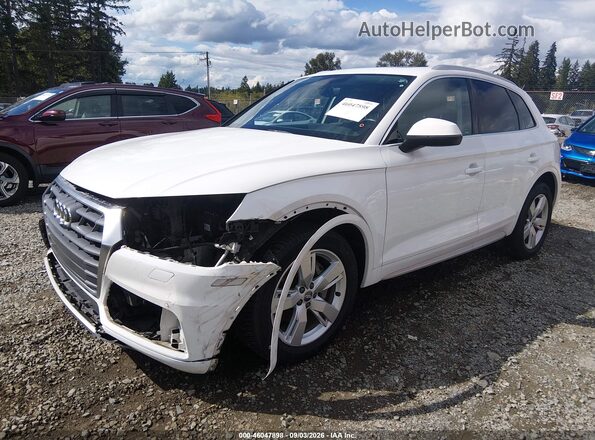 WA1CNAFY7J2090183 2018 AUDI Q5 White Vista tres cuartos delantera izquierda