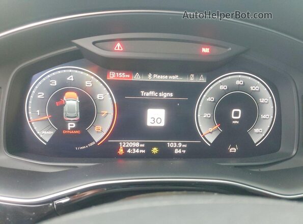 WA1CVAF17KD044829 2019 AUDI Q8 Серый Вид щитка приборов