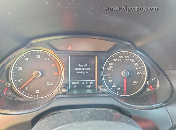 WA1D7AFP9HA087937 2017 AUDI Q5 Серый Вид щитка приборов