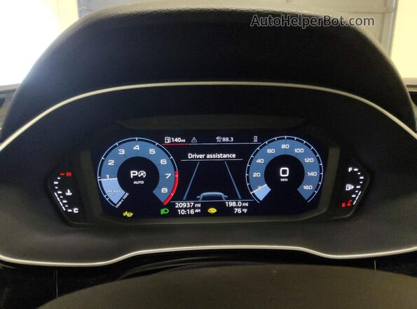 WA1DECF31S1107023 2025 AUDI Q3 Black Instrument cluster view